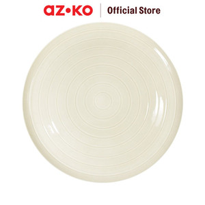AZKO Delicia Piring Makan Qc Dinner Plate Wadah Hidangan Food Grade Piring Keramik Serbaguna Peralatan Makan Perlengkapan Dapur