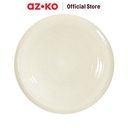 AZKO Delicia Piring Makan Qc Dinner Plate Wadah Hidangan Food Grade Piring Keramik Serbaguna Peralatan Makan Perlengkapan Dapur