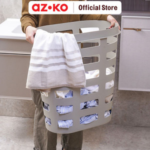 AZKO Stora Concept Keranjang Laundry Tempat Baju Pakaian Kotor Wadah Cucian Laundry Basket Perlengkapan Rumah Tangga