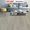 AZKO Vinyl Click Kris 5.3mm Oak Grey 1.75M2 Vinyl Floor Lantai Motif Kayu Pelapis Lantai
