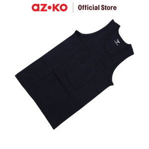 AZKO Alph Tanktop Basic Men Black M Atasan Olahraga Cowok Baju Tank Sleeveless Laki-Laki Men Sport Fashion