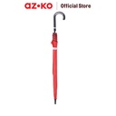 AZKO Passport 122 cm Payung Stick Revolve Frame - Merah Folding Umbrella Auto Umbrella Alat Peneduh Payung Lipat Travel Pelindung Hujan Payung Otomatis Terbuka