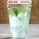 AZKO Kris 354 ml Set 25 Pcs Gelas Plastik Disposable Gelas Sekali Pakai Plastik Cup Food Grade Wadah Minuman Peralatan Minum Drinkware