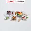 AZKO Kris 85 ml Set 50 Pcs Wadah Saus Sekali Pakai Dengan Tutup Wadah Saos Tomat Sambel Disposable Sauce Cup Perlengkapan Dapur Peralatan Makan
