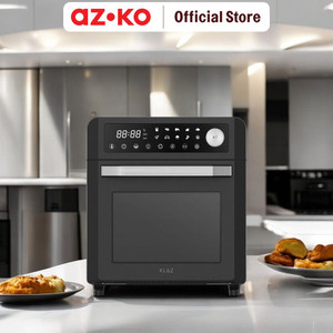 AZKO Klaz 15 ltr Air Fryer Oven Digital 1200 Watt - Hitam Alat Masak Goreng Pembuat Makanan Penggoreng Tanpa Minyak Elektronik Dapur