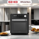 AZKO Klaz 15 ltr Air Fryer Oven Digital 1200 Watt - Hitam Alat Masak Goreng Pembuat Makanan Penggoreng Tanpa Minyak Elektronik Dapur