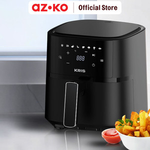 AZKO Kris 3 ltr Air Fryer Digital 800 Watt - Hitam Alat Masak Goreng Pembuat Makanan Penggoreng Tanpa Minyak Elektronik Dapur