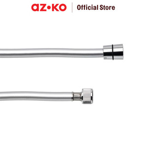 AZKO Tatay 1.5 mtr Selang Shower Loop - Silver Satin / Abu-Abu Shower Hose Selang Air Shower Perlengkapan Kamar Mandi Bathroom Accessories