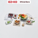 AZKO Kris 470 ml Set 12 Pcs Wadah Makanan Disposable Round Food Container Kotak Makan Food Grade Serbaguna Tempat Makanan Sekali Pakai Food Storage Kitchenware