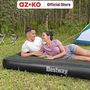 AZKO Bestway 203X152X25 cm Kasur Angin Queen Dengan Built-In Pump Alas Tidur Pompa Serbaguna Air Mattress Bed Sleeping Pad Matras Udara