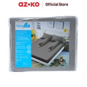 AZKO Sleeplite Set Seprai Microfiber - Abu-Abu Sprei Polos Seprai Aesthetic Seprei Sheet Set Bed Sheet Aksesoris Tempat Tidur Set Sarung Bantal Sarung Guling