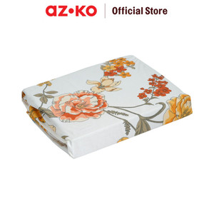 AZKO Sleeplite Set Seprai Microfiber Flower Liv Sprei Motif Seprai Aesthetic Seprei Sheet Set Bed Sheet Aksesoris Tempat Tidur Set Sarung Bantal Sarung Guling