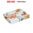 AZKO Sleeplite Set Seprai Microfiber Flower Liv Sprei Motif Seprai Aesthetic Seprei Sheet Set Bed Sheet Aksesoris Tempat Tidur Set Sarung Bantal Sarung Guling