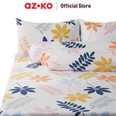 AZKO Sleeplite Set Seprai Microfiber Flower Mila Sprei Motif Seprai Aesthetic Seprei Sheet Set Bed Sheet Aksesoris Tempat Tidur Set Sarung Bantal Sarung Guling