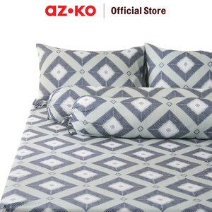 AZKO Sleeplite Set Seprai Microfiber Abstr Leon Sprei Motif Seprai Aesthetic Seprei Sheet Set Bed Sheet Aksesoris Tempat Tidur Set Sarung Bantal Sarung Guling