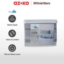 AZKO Sleeplite Set Seprai Microfiber Stripe Otto Sprei Motif Seprai Aesthetic Seprei Sheet Set Bed Sheet Aksesoris Tempat Tidur Set Sarung Bantal Sarung Guling