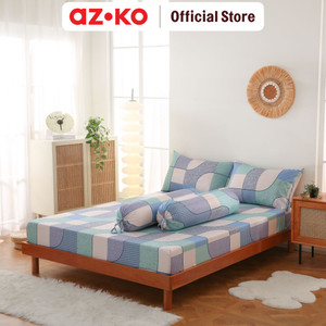 AZKO Sleeplite Set Seprai Microfiber Abstr Dna Sprei Motif Seprai Aesthetic Seprei Sheet Set Bed Sheet Aksesoris Tempat Tidur Set Sarung Bantal Sarung Guling