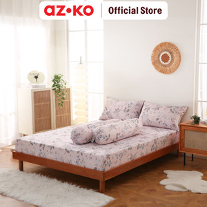 AZKO Sleeplite Set Seprai Flower Gia Sprei Motif Seprai Aesthetic Seprei Sheet Set Bed Sheet Aksesoris Tempat Tidur Set Sarung Bantal Sarung Guling