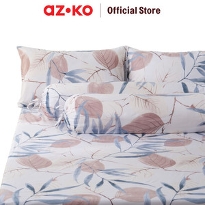 AZKO Sleeplite Set Seprai Microfiber Flower Ellie Seprai Motif Seprai Aesthetic Seprei Sheet Set Bed Sheet Aksesoris Tempat Tidur Set Sarung Bantal Sarung Guling