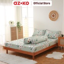 AZKO Sleeplite Set Seprai Microfiber Flower Aya Sprei Motif Seprai Aesthetic Seprei Sheet Set Bed Sheet Aksesoris Tempat Tidur Set Sarung Bantal Sarung Guling