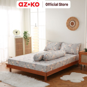 AZKO Sleeplite Set Seprai Microfiber Flower Amy Sprei Motif Seprai Aesthetic Seprei Sheet Set Bed Sheet Aksesoris Tempat Tidur Set Sarung Bantal Sarung Guling
