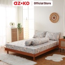 AZKO Sleeplite Set Seprai Microfiber Flower Amy Sprei Motif Seprai Aesthetic Seprei Sheet Set Bed Sheet Aksesoris Tempat Tidur Set Sarung Bantal Sarung Guling