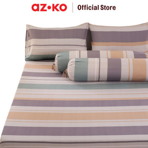 AZKO Sleeplite Set Seprai Microfiber Aiden Sprei Motif Seprai Aesthetic Seprei Sheet Set Bed Sheet Aksesoris Tempat Tidur Set Sarung Bantal Sarung Guling