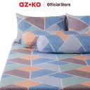 AZKO Sleeplite Set Seprai Microfiber Aria Abstrak Sprei Motif Seprai Aesthetic Seprei Sheet Set Bed Sheet Aksesoris Tempat Tidur Set Sarung Bantal Sarung Guling