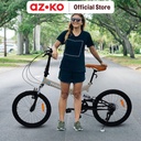 AZKO Fdb Fingard Trent 2 Sand 7Sp Foldable Folding Bike Perlengkapan Olahraga Sepeda Compact