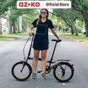 AZKO Fingard 2 inci Sepeda Lipat Jasper 6Sp Foldable Folding Bike Perlengkapan Olahraga Sepeda Compact