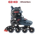 AZKO Berwyn Ukuran S Sepatu Roda Inline Skate - Biru Navy/Merah Inline Skates Roller Shoes Perlengkapan Olahraga
