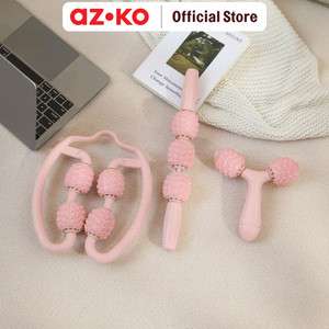 AZKO Alph Flexible Muscle Roller - Pink Alat Olahraga Alat Fitness Alat Gym Sprot Tools Perlengkapan Olahraga