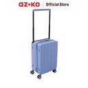 AZKO Luggo 20 inci Encore Koper Tsa Lock Wide Trolley - Biru Hardcase Luggage Koper Kabin Tas Jalan-Jalan Travel Bag Tas Roda