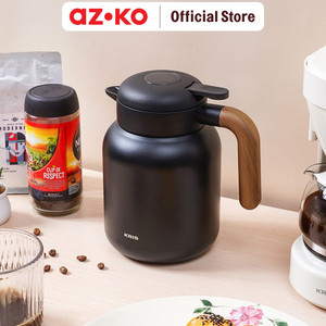 AZKO Kris 1.3 ltr Devon Teko Vacuum Flask Drinkware Pitcher Vakum Flask Dua Lapisan Perlengkapan Minum Water Kettle Ceret Vacuum Flask Wadah Air Minum Panas