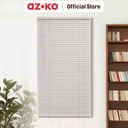 AZKO Forhom 160X220 cm Venetian Blind 25 mm - Putih Penutup Jendela Tirai Gulung Penghalang Cahaya Blind Spotlights Gorden