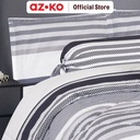 AZKO Sleeplite 120x200 Cm Set 4 Pcs Seprai Single Microfiber Stripe Link