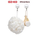 AZKO Stora Set 3 Pcs Gantungan Dinding Serbaguna Permanen Rotatable - Putih Pengait Multifungsi Tembok Clothes Hook Tempat Gantung Pakaian Barang Serbaguna