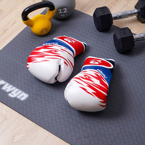 AZKO Berwyn Sarung Tinju Boxing Gloves Perlengkapan Olahraga Pelindung Tangan Tinju - Hitam/Gold, 14 Oz