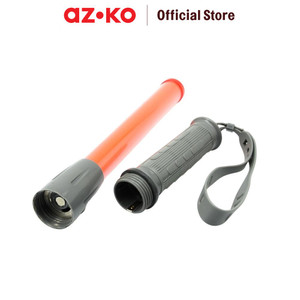 AZKO Krisbow Tongkat Lalu Lintas 2Xc - Merah Tongkat Polisi Lampu Tongkat Lampu Pengatur Lalin Police Stick Tongkat Parkir