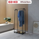AZKO Stora Gantungan Pakaian Single - Abu-Abu Brangkas Safety Box Fire Resistant Tempat Barang Berharga Berangkas
