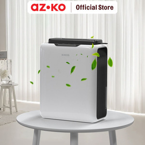 AZKO Kris 3 ltr Dehumidifier 2In1 - Putih Ice Conditioner Pendingin Ruangan Penyejuk Udara Kipas Angin Evaporasi Cooling Fan