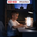 AZKO Powerlite Lampu Darurat Rechargeable Long 15 watt Flashlight Worklight Emergency Lamp Lampu Camping Portable Travel Light Lampu Darurat Cadangan
