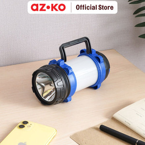 AZKO Powerlite Senter Led Dengan Lentera Rechargeable 7 watt - Hitam Women Slipper Sendal Kasual Alas Kaki Perempuan Stylish