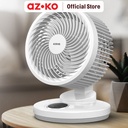 AZKO Kris 6 inci Kipas Angin Meja 3 Blade 30 watt - Putih Desk Fan Penyejuk Ruangan Kipas Baling-Baling