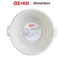 AZKO Kris Wadah Saringan Round - Abu-Abu Food Strainer Perlengkapan Dapur Tirisan Pencuci Buah Dan Sayur