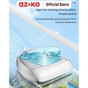 AZKO Proclean Alat Pembersih Kaca 3-8 Mm - Biru Glass Wiper Serokan Kaca Serbaguna Alat Kebersihan Perlengkapan Rumah Tangga