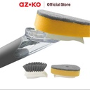 AZKO Proclean Sikat Pembersih Dengan Dispenser Sabun - Abu-Abu Alat Kebersihan Sikat Cuci Serbaguna Multifunction Brush Perlengkapan Dapur