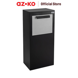 AZKO Masterspace Kabinet Parcel Back Opener - Hitam Parcel Box Lemari Paket Tempat Penyimpanan Paket Kotak Penerima Paket Outdoor