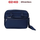 AZKO Luggo Royce Tas Laptop - Biru Navy Tas Jinjing Selempang Laptop Laptop Bag Tempat Penyimpanan Notebook