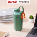AZKO Kris 6 ml Tori Botol Vacuum Flask - Hijau Tumbler Termos Minuman Tempat Air Minum Panas Dingin Water Bottle Food Grade Perlengkapan Minum